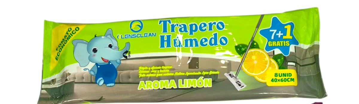 OLENS CLEAN TRAPERO HUMEDO LIMON