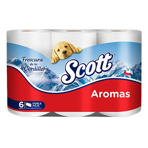 SCOTT AROMAS PAPEL HIGIENICO