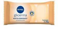 JABON EN BARRA GLICERINA NIVEA ACEITES ESENCIALES
