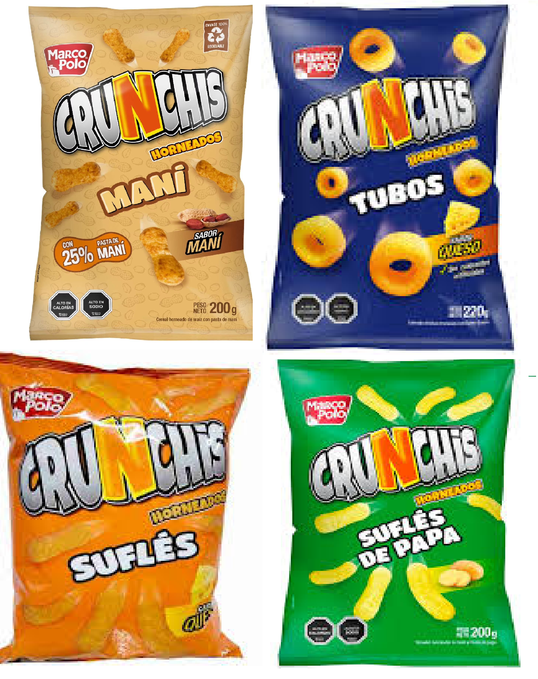 CRUNCHIS SUFLES VARIEDADES