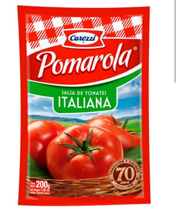 SALSA DE TOMATE POMAROLA